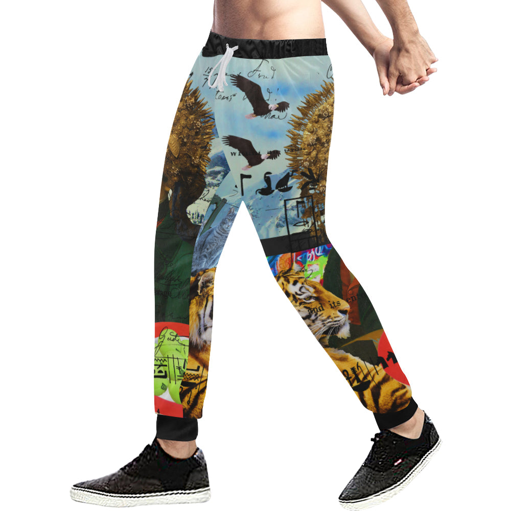 THE EMPEROR OF SNOWY MOUNTAIN III Men's All Over Print Sweatpants